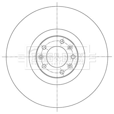 BORG & BECK Тормозной диск BBD5985S